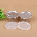Clear Pet Jars Plastic Container For Powder Nuts