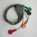 Compatible Edan 80/89cm 16 Pin ECG Lead Cable 5 Lead Reusable For Portable Ekg Machines for sale