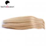 Soft And Silky Straight  613# Golden Blonde Tape Hair Extension Without No Synthetic / Fiber for sale
