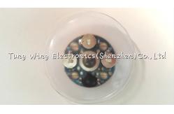 China Waterproof  Round Flashing LED Module for Kid 's Clothing , Shoes , Pillow supplier
