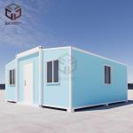 Foldable Expandable Container House With 2200mm Fold Size And 18mm Floor Thickness for sale