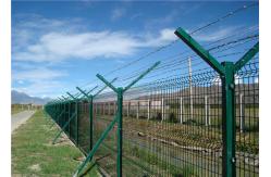 China Anti Climb Razor Wire Mesh HDG PVC Coated Airport Perimeter Fence supplier