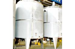 China SUS316L Paddle Agitator Dairy  Stainless Steel Tanks Legs Adjustable supplier