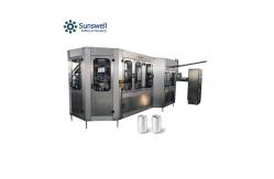 China Carbonated Beverage Can Filling Machine Electronic Measuring Cup 4000BPH 50HZ supplier