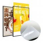 Waterproof 210mic PET Anti-skid Frontlit Printing Backlit Film With White Backside