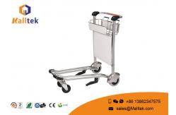 China Metal Movable Fold Up Luggage Cart Platform Structure High Load Capacity supplier