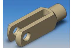 China TXLC Series Threaded Clevis Pin , Carbon Steel Zinc Plated Small Clevis Pins supplier