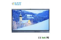 China 4k Interactive Panel, 86'' Led Smart Board, Aluminium Frame 350cd/m2 OPS Slot supplier