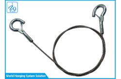 China High Tensile Stainless Steel Wire Rope Sling 1/16 With Double Spring Hook supplier