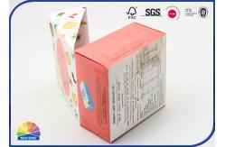 China Cookies Pink Durable Folding Carton Box Matte Lamination Customized Logo For Snacks supplier