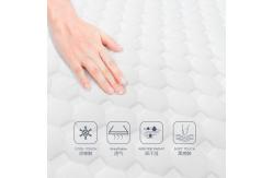 China 25cm 4 Layer Quilted Roll Up Memory Foam Topper Ergonomic Cutting supplier