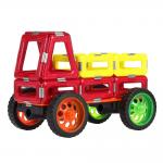DIY Construction Magnetic Tiles Vehicles Minivan Magnetic Blocks Toys STEM Educational for sale