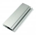 Extrusion Frame Silver Anodized 6063 Aluminum Window Profiles for sale