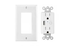 China Home Automation Wifi Controlled Power Outlet 15A 125V supplier