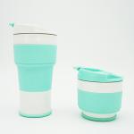 Lightweight 150g 400ML Collapsible Silicone Coffee Cup for sale