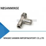 MPST All Metal Brass Fittings Male Run Tee Pneumatic Air Fittings Tube Air Fitting Connector for sale