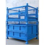Logistics 4 Layer Stacking 6.4mm wire Metal Pallet Box for sale
