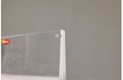China Custom 10 X 12 Plastic Magnetic Picture Frames Rectangle OEM Acrylic Frame Stand supplier