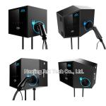 Black 7KW Commercial Electric Vehicle Charging Stations Single Phase for sale