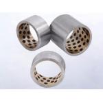 Shock Resistant Cylindrical Bushing Steel Shell Cast Bronze Graphite Material for sale