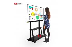 China 55inch Smart Board Interactive Flat Panel , 4K Interactive Panel For Education supplier