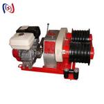 Double Capstan Drum Winch 5 Tons With Trailer Match Honda / Yamaha Gasoline Engine