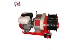 China Double Capstan Drum Winch 5 Tons With Trailer Match Honda / Yamaha Gasoline Engine supplier
