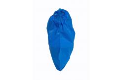 China Single Use Waterproof CPE Overshoes With Elastic Rubber Opening supplier