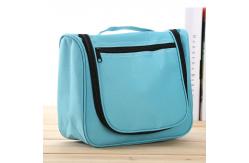 China Large Capacity Polyester Travel Hanging Toiletry Bag With Plastic Hook supplier
