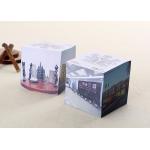 Promotional Personalized Memo Pads Lateral Printing With Wooden Pallet