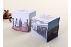 China Promotional Personalized Memo Pads Lateral Printing With Wooden Pallet supplier