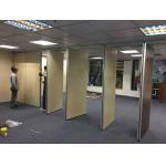 Collapsing Movable Wooden Folding Sound Proof Partitions Noise And Heat Reduction