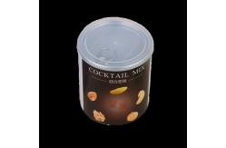 China Custom Round Kraft Paper Cans Packaging For Nuts , Cookies supplier