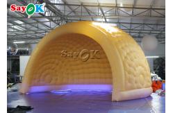 China Inflatable Yard Tent ROHS Amusement Parks 6m LED Inflatable Air Dome Tent supplier