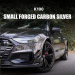 K100 Small Forged Carbon Fiber Wrap Silver TPU Color Car PPF Film for sale