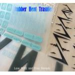 Sustainable 3D Silicone Heat Transfer Label For Clothing for sale