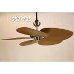 Villa Exotic Malaysia 5 ABS Plam Blades Decorative Remote Ceiling Fans for sale