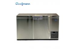 China Horizontal Island Deep Chest Freezer Transparent Lid Automatic Defrosting supplier