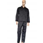 Black Ceremonial Uniform Set Casual Comfortable Top With Pants 45 Wool 55 Polyester Material for sale