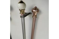 China SGS Luxury Simple Style 5.8m Steel Pipe Curtain Rods supplier