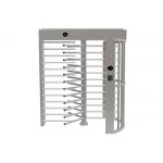 Fingerprint Reader Full Height Turnstile Double Entrance Turnstyle Gates OEM Outdoor for sale