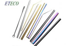 China Undiluted Cold Drinks Stainless Steel Drinking Straws Eco Friendly Silver supplier