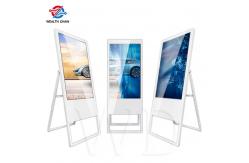 China Web Based CMS 350 Nits Digital Signage Kiosk Solutions , Moveable Digital Signage supplier