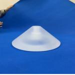 Frosted Quartz Glass Part For High Temperature Perforated Machining At 1200°C for sale