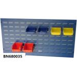 96 Bin Panel Industrial Work Table / Heavy Duty Steel Workbench Tan Color for sale