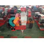 9HP Diesel 2000RPM 5T Stringing Conductor Double Capstan Cable Winch Trailer
