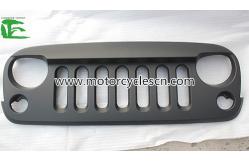 China Jeep Wrangle Rubicon Grille 2007-2014 Jeep ABS Plastic Black Front Angry Bird Grille supplier