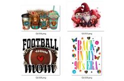 China Free Artwork Services Decal UV DTF 16oz 20oz 3D Cup Wrap Transfers supplier