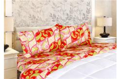 China Bamboo 4pcs Sheet Set Printed Bedsheet set supplier