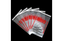 China 40 Micron LDPE Plastic Self Adhesive Bags With Suffocation Warning supplier